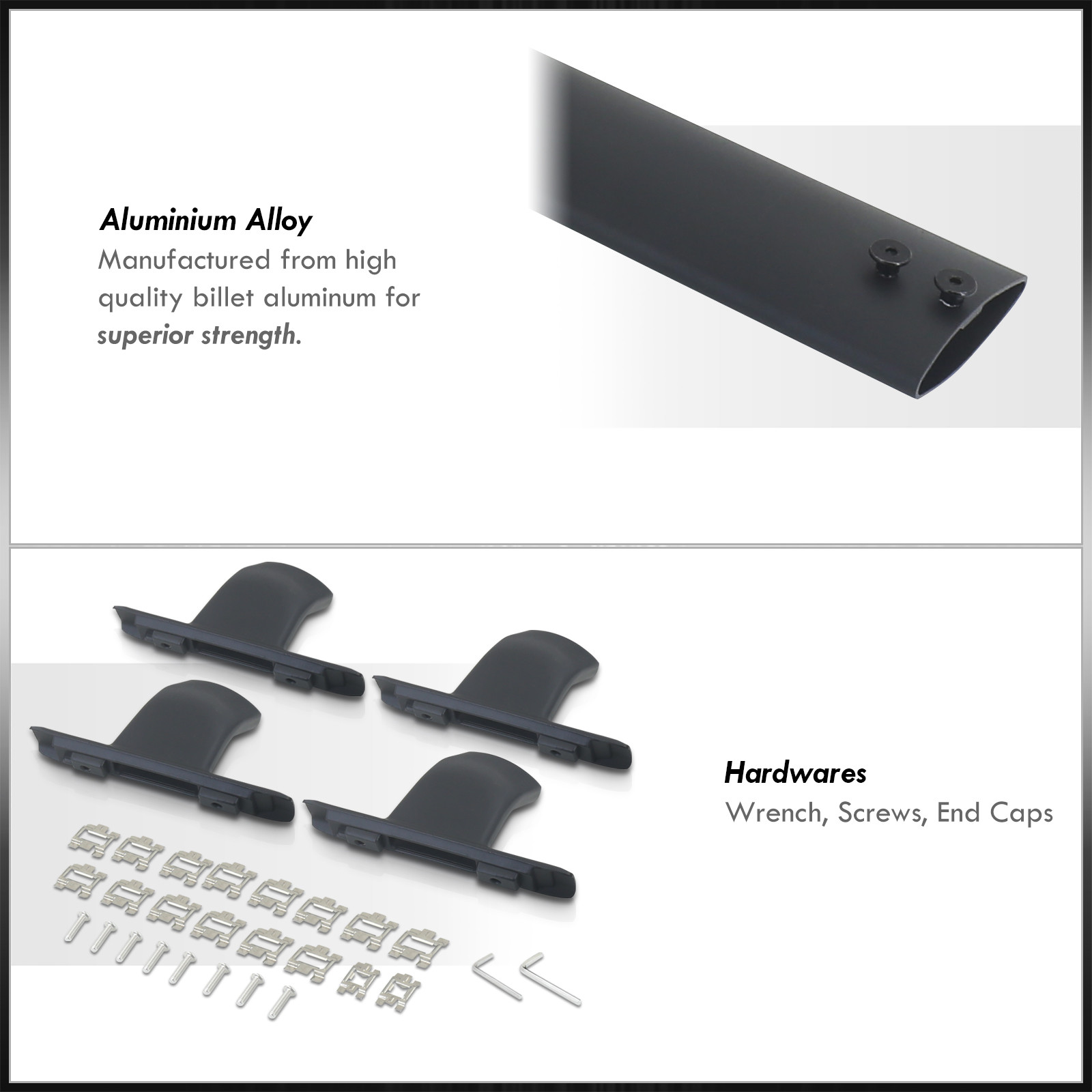 AJP Distributors OE Factory Style Aluminum Roof Rack Rail Cross Bars Top Mount Cargo Luggage Carrier Pair Compatible/Replacement For Murano Z52 2015