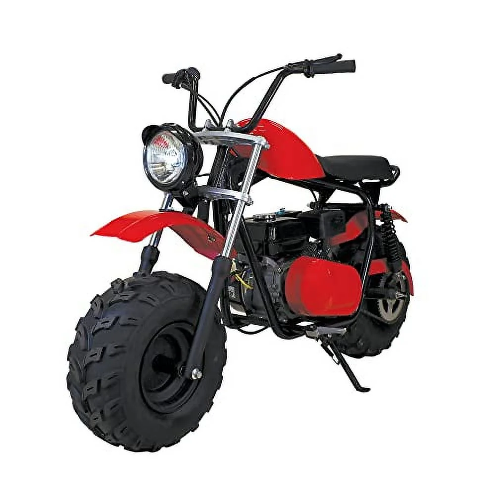 Massimo MB200S 7.5HP 196cc Gas Powered Mini-Bike (Motorcycle) (Red) - Radiant Selections