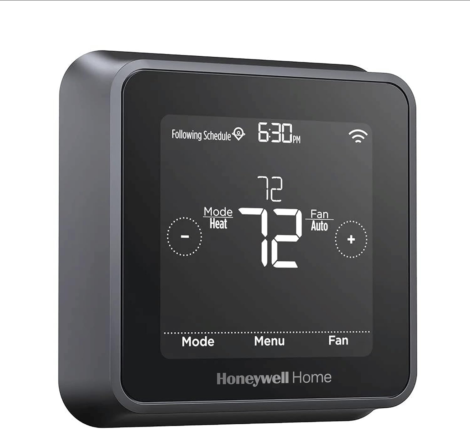 Honeywell Home RCHT8612WF T5 Plus Wi-Fi Touchscreen Smart Thermostat with 7 Day Flexible Programming and Geofencing Technology Black