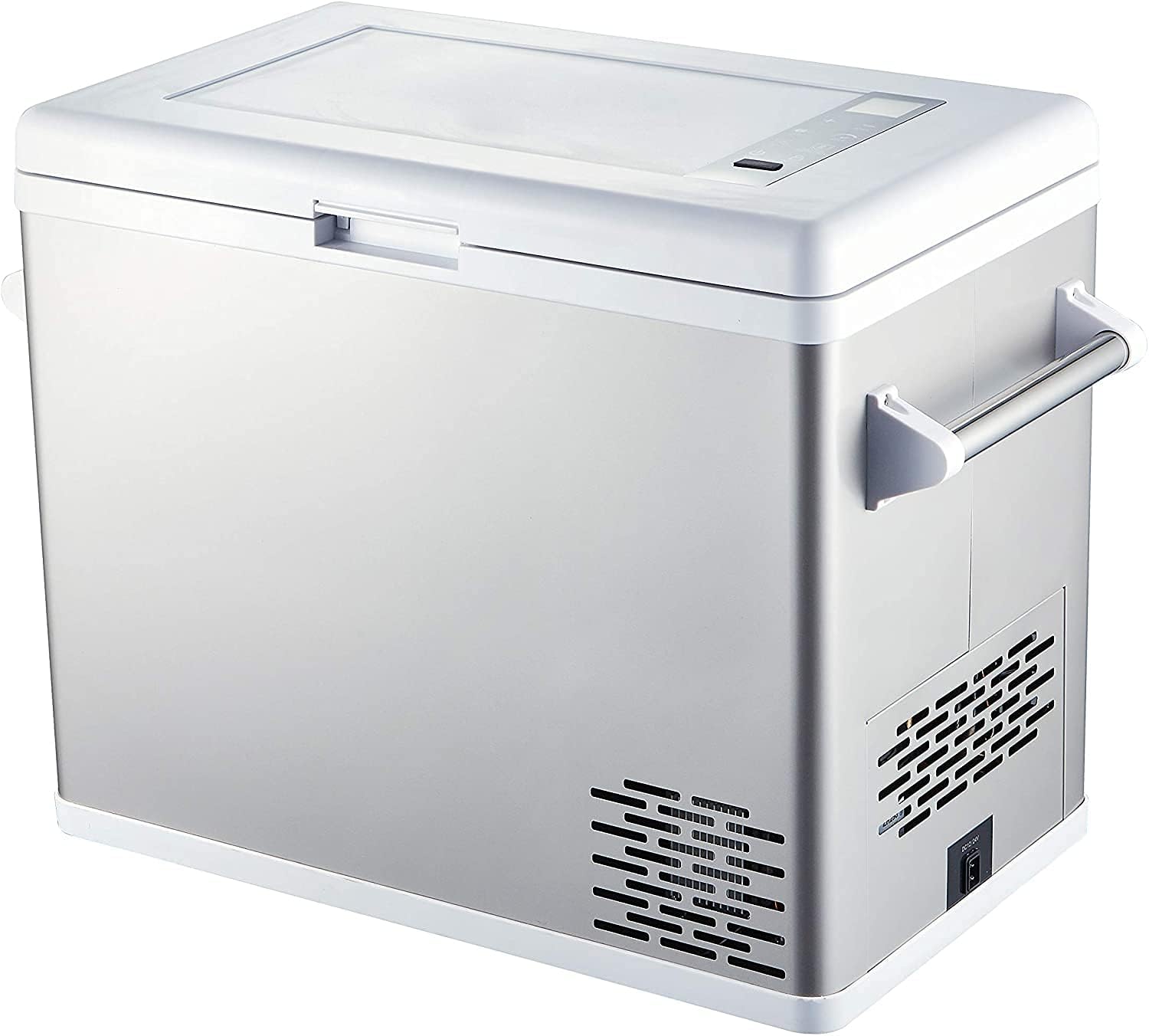 Portable Refrigerator Fridge Freezer for car, Boat, RV, Camping, Roadtrip, Outdoor Recreation (54-Quart White)