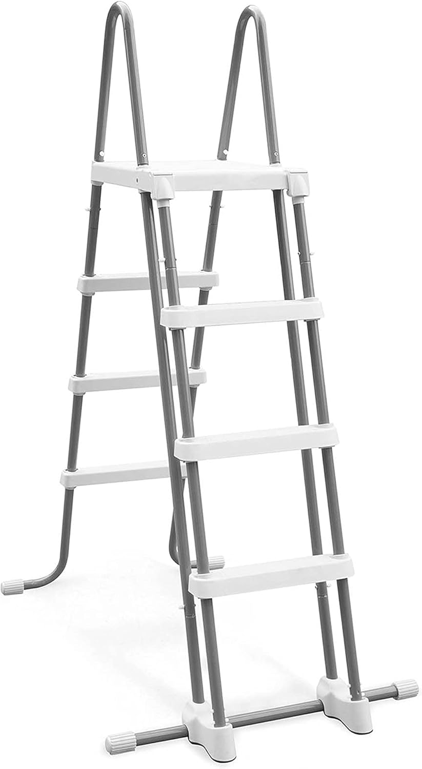 Intex 28076E Intex-48 Inch Ladder with Removable Steps Pool, 1 Size, Grey