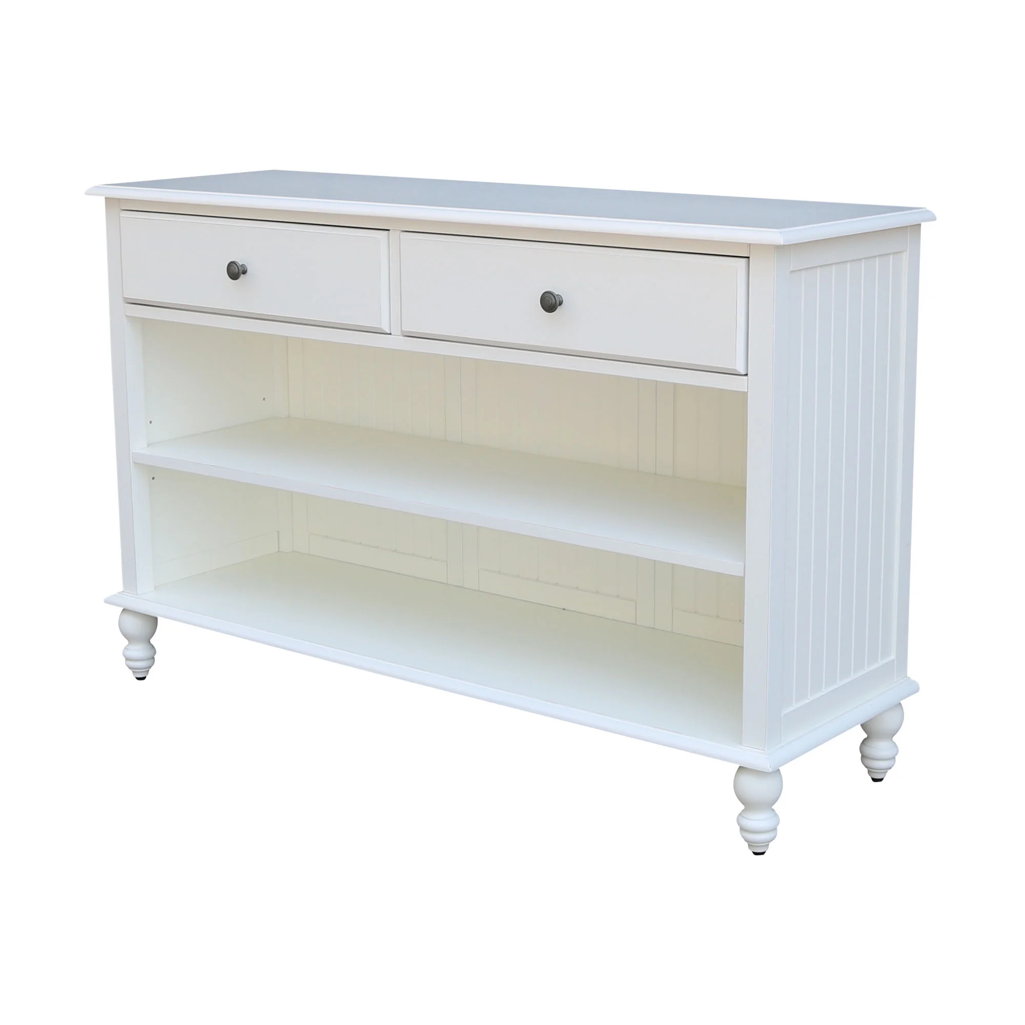 Beach White Cottage Console Table