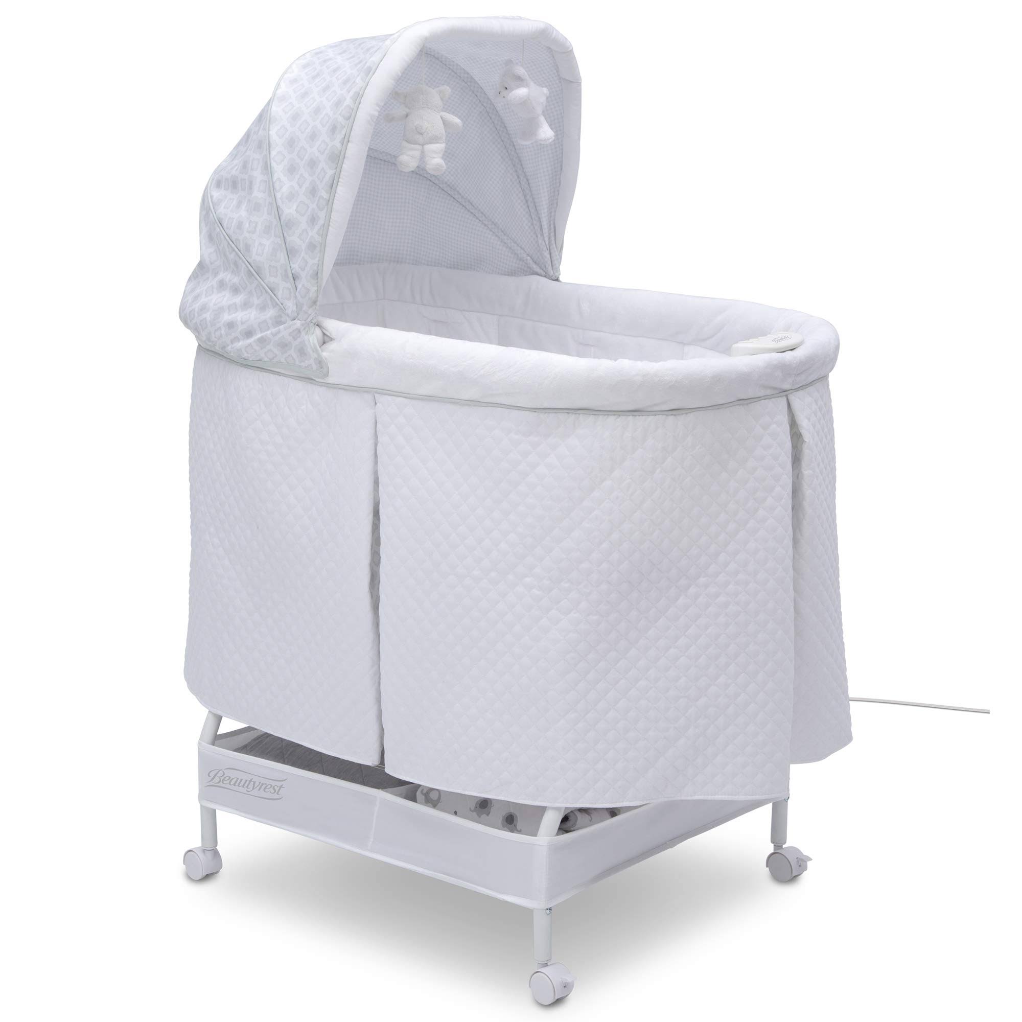 Beautyrest Silent Auto Gliding Lux Bassinet in Arcadia