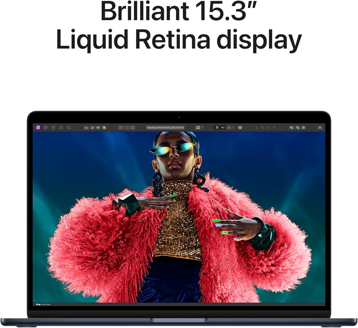 Apple 2024 MacBook Air 15-inch Laptop with M3 chip, 24GB Unified Memory, 1TB SSD Storage, Midnight - Z1GG000J0