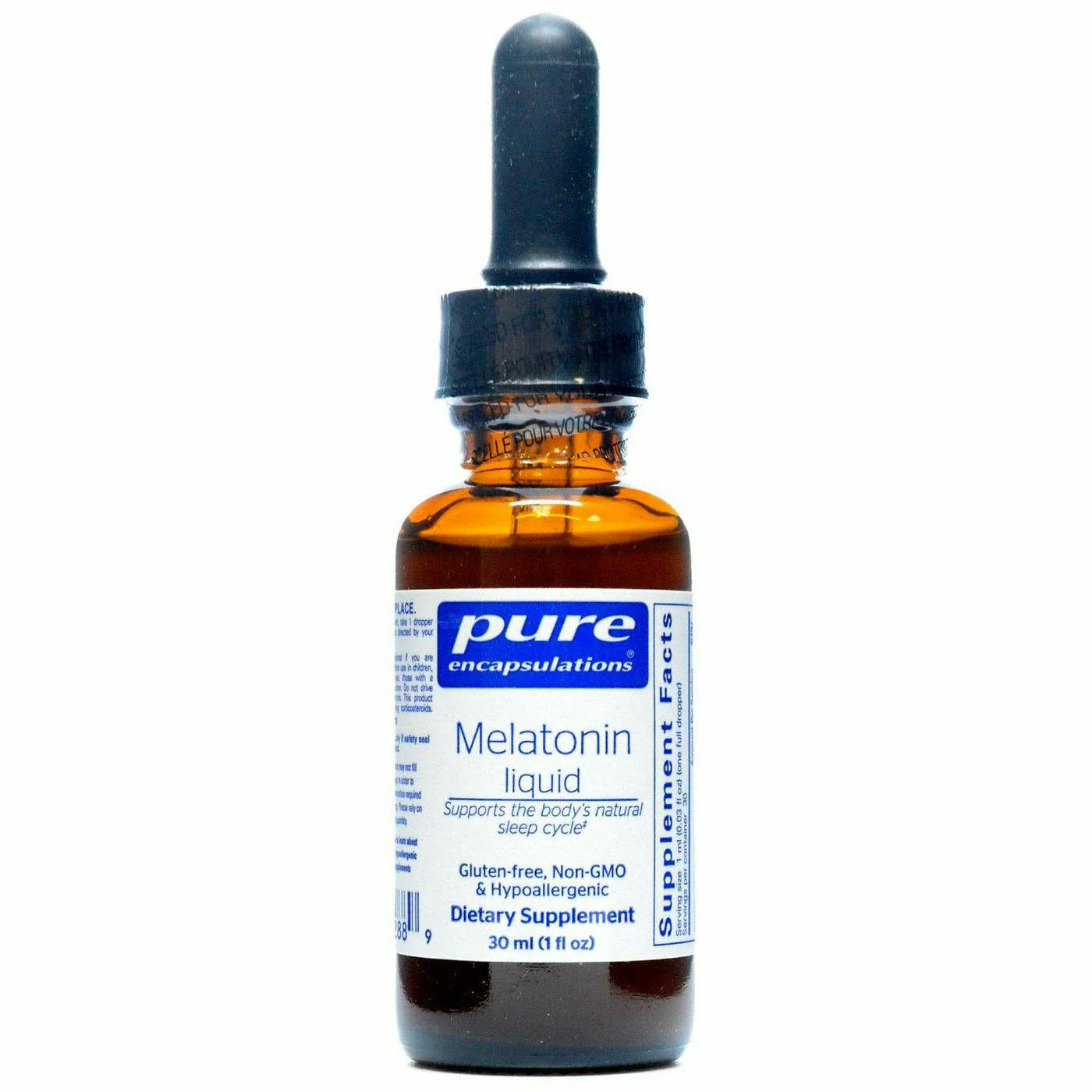 Melatonin Liquid 1 fl oz by Pure Encapsulations - Kansas Nuitrition - HNZSDS