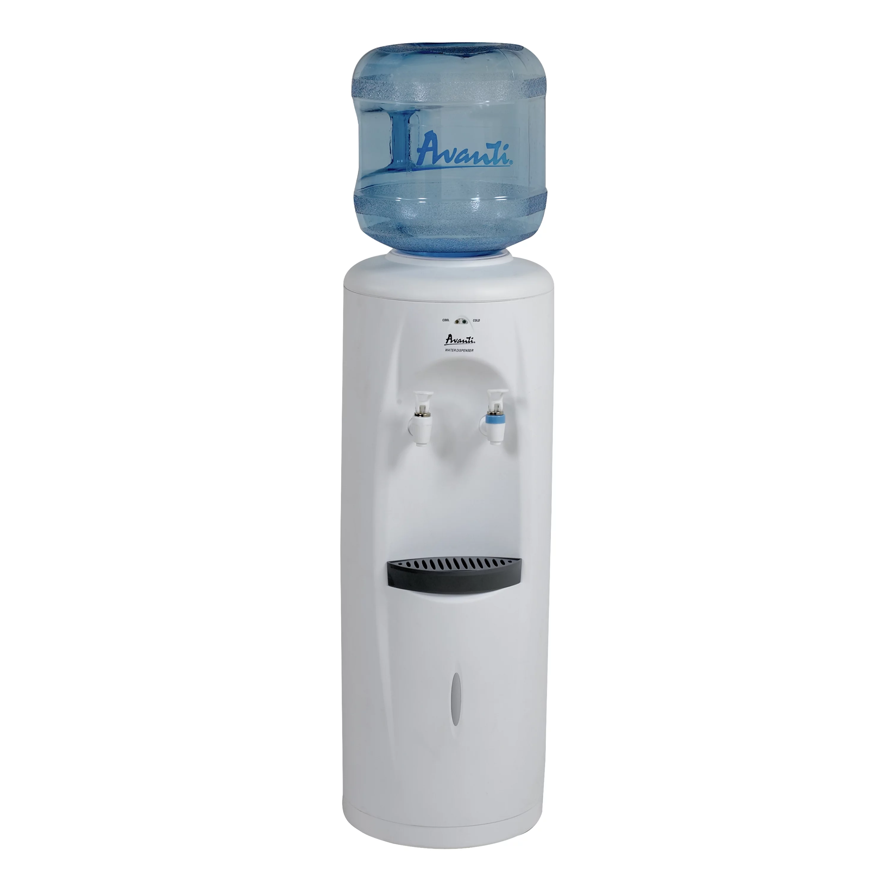 Avanti Freestanding Top Loading Room Temperature and Cold Water Dispenser