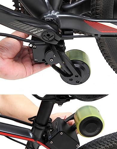 Electric Bike Conversion Kit 48V 350W Mount Motor with Governor,Thumb Throttle Ebike Wheel Kit Cycling Hub Conversion Kit 160x68x80mm(NO Battery)
