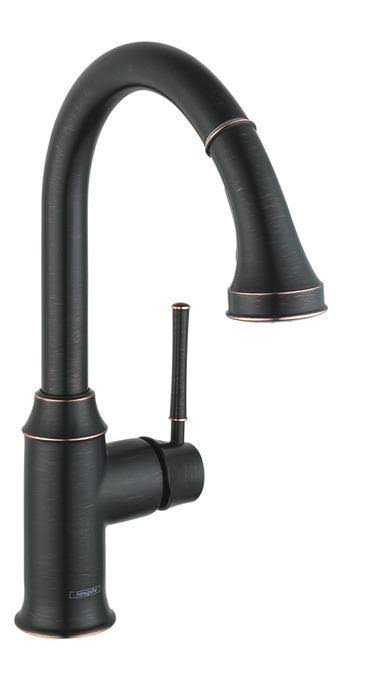 Hansgrohe 04215800 Steel Optik Talis C 2-Spray HighArc Pull-Down Kitchen Faucet
