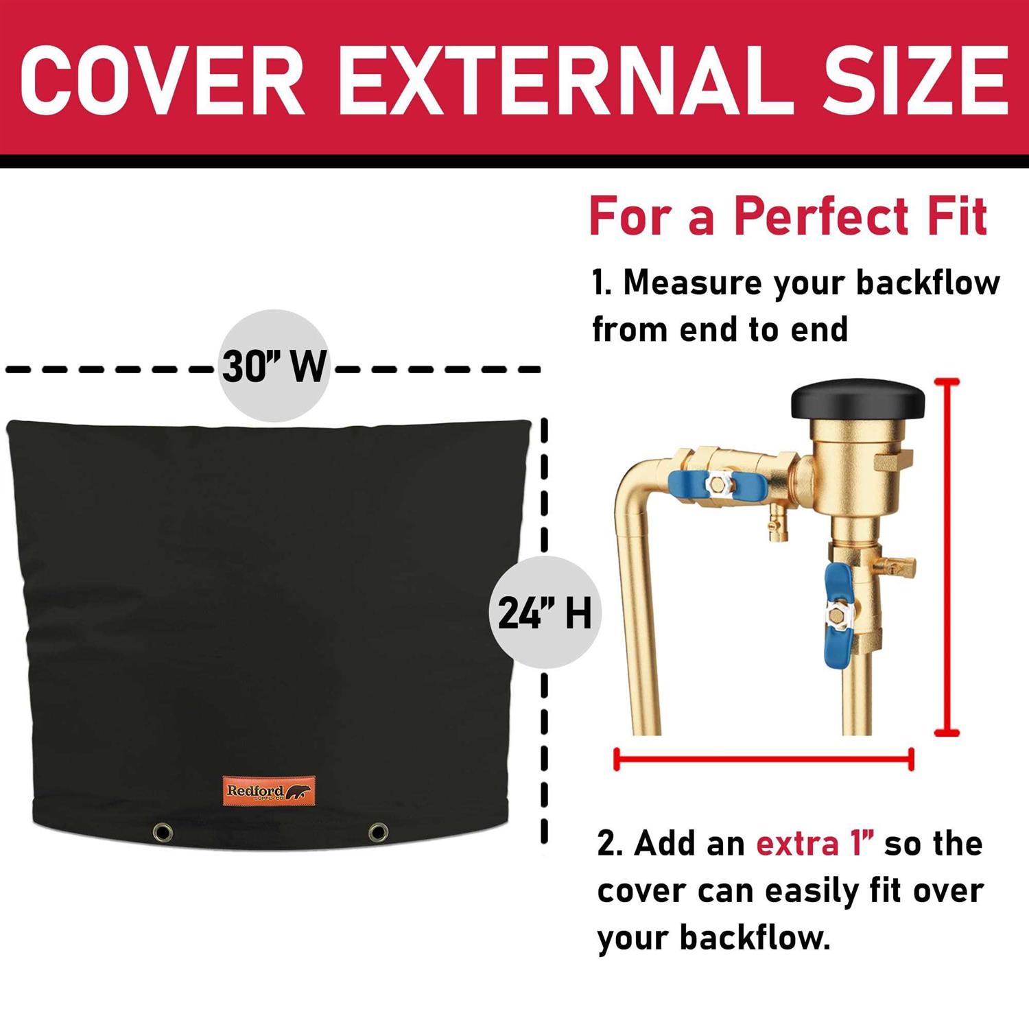 Redford Supply Co. Cold Snap Double Wall Cotton Backflow Preventer Insulation Cover - Shop Hardware Tools Online Store