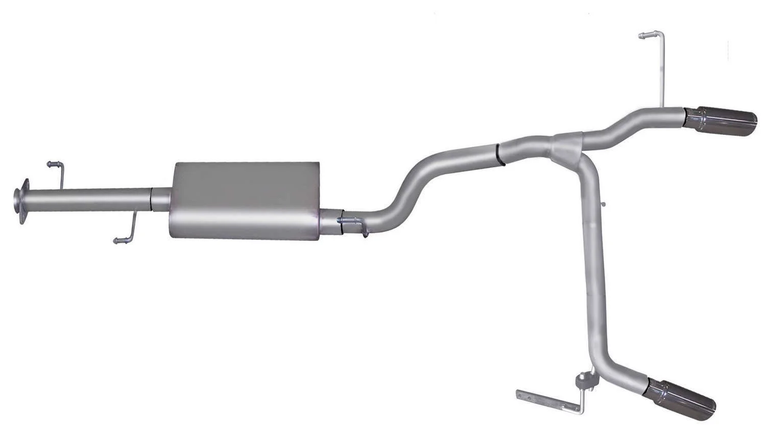 Cat-Back Dual Split Exhaust System, Aluminized Fits select: 2007-2014 TOYOTA FJ CRUISER