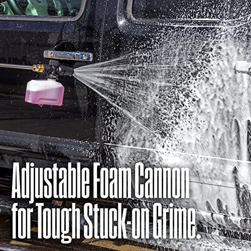 Westinghouse ePX3100v Electric Pressure Washer, 2100 Max PSI 1.76 Max GPM, Built-in Carry Handle, Detachable Foam Cannon, Pro-Style Steel Wand