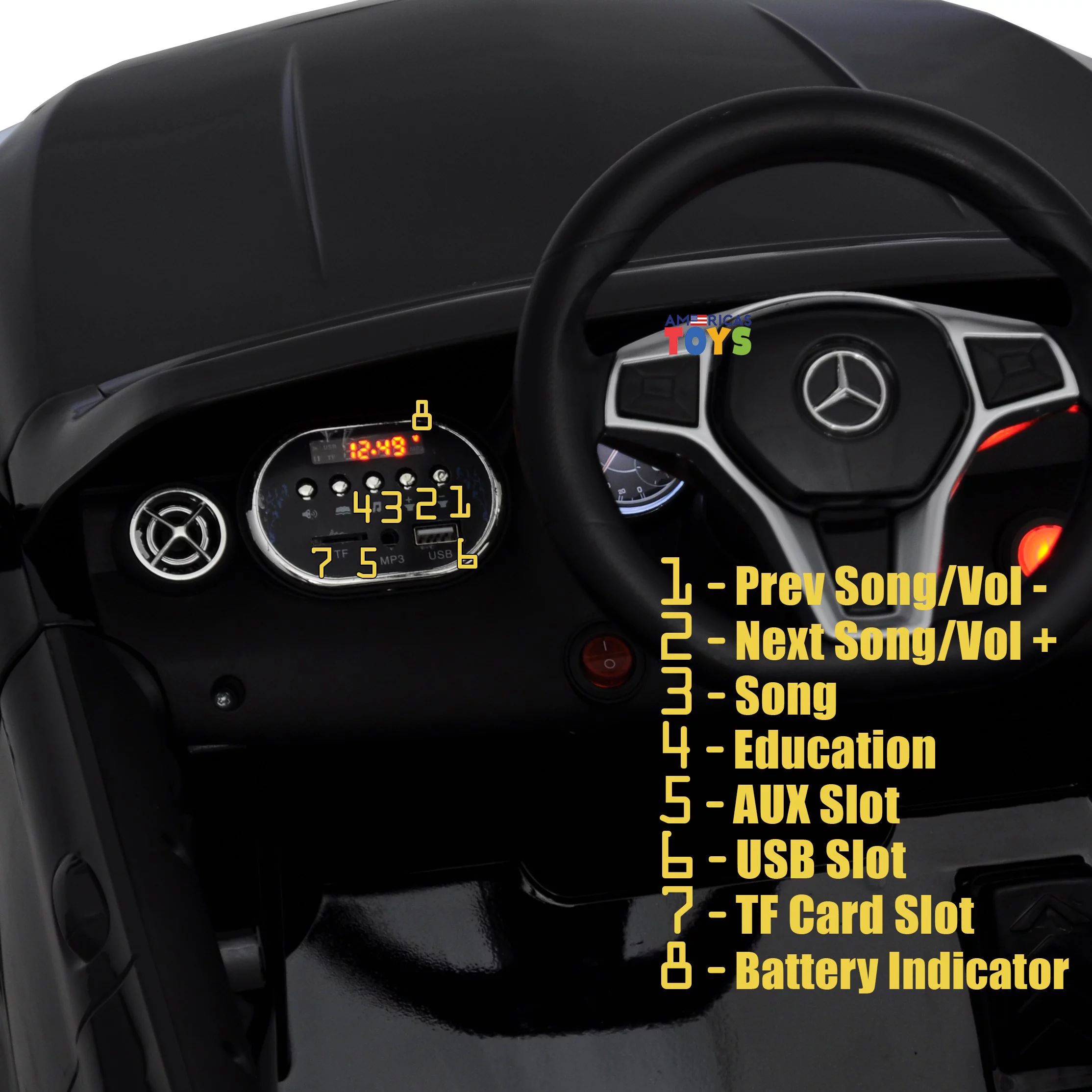 Mercedes GLA45 12 V Powered Ride on Car for Kids with Remote Control