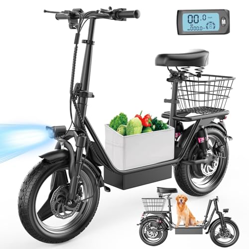 AZHAR Electric Scooter Adults, Electric Scooter with Seat, 500W Motor, Up to 25 MPH and 20/30 Miles Long Range, 36V 13A/48V 15A Battery