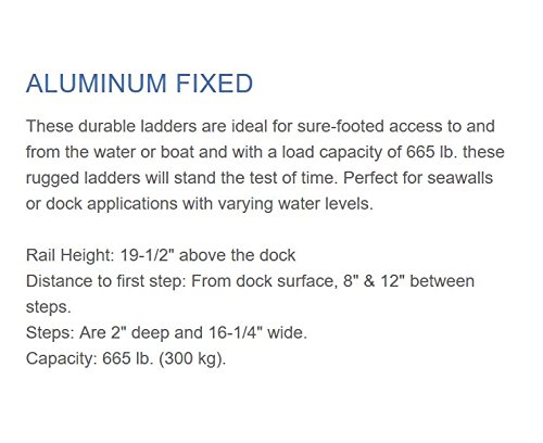 ECO Weld Free Fixed Dock Ladder