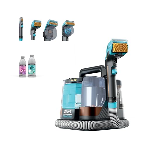 Shark StainStriker Portable Carpet Upholstery & Area Rug Cleaner, Bonus XL Tool & Full-Size Cleaning Solution, Stain & Odor Remover