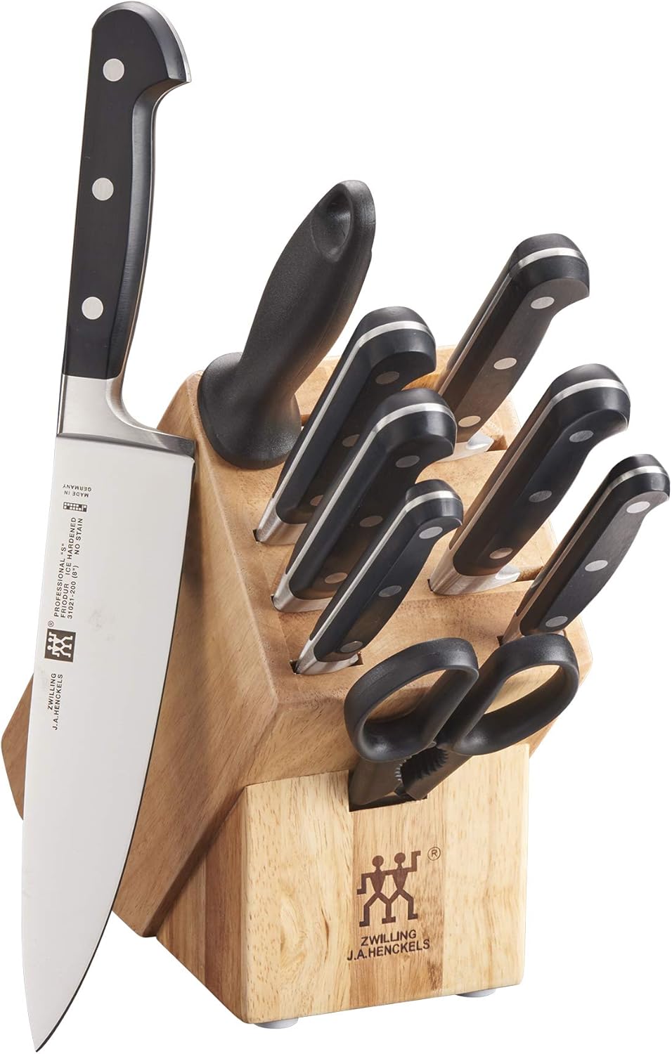 ZWILLING Professional S 10-Piece Razor-Sharp German Block Knife Set