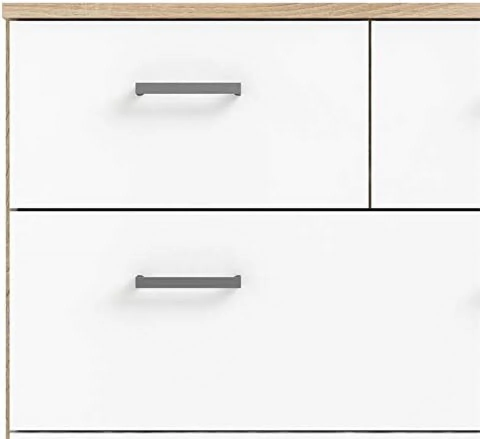 White Oak Double Dresser 8 Drawers Organizing Your Bedroom in Style