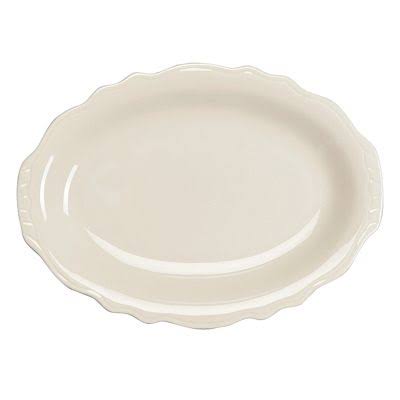 Homer Laughlin 52600 Carolyn Undecorated 11.75x22 Platter - Dozen