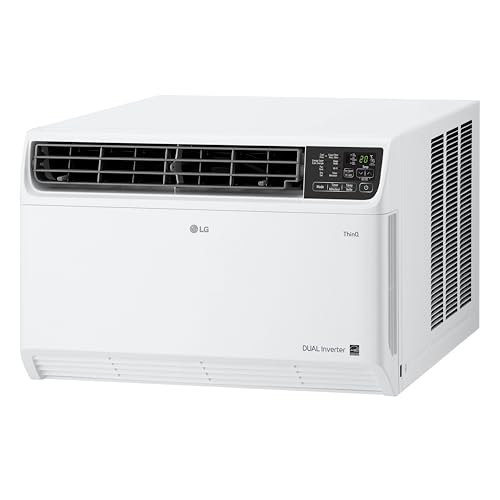 LG 12,000 BTU Dual Inverter Smart Window Air Conditioner, Cools 550 Sq. Ft., Ultra Quiet Operation, Up to 35% More Energy Savings, Energy Star