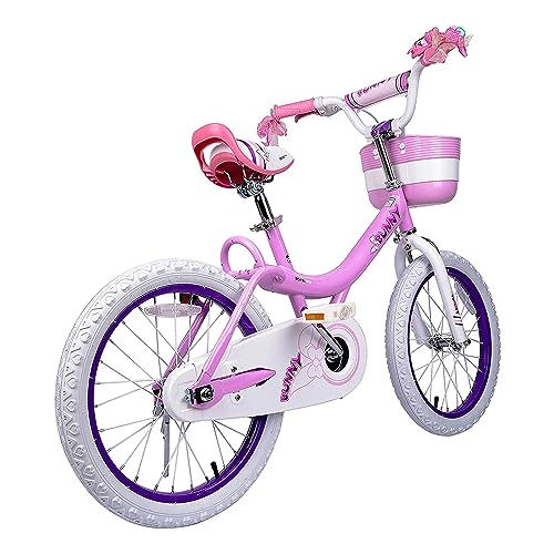 Royalbaby Princess Girls Kids Bike 12 14 16 18 20 Inch Children Bicycle with Basket for Age 3-12 Years