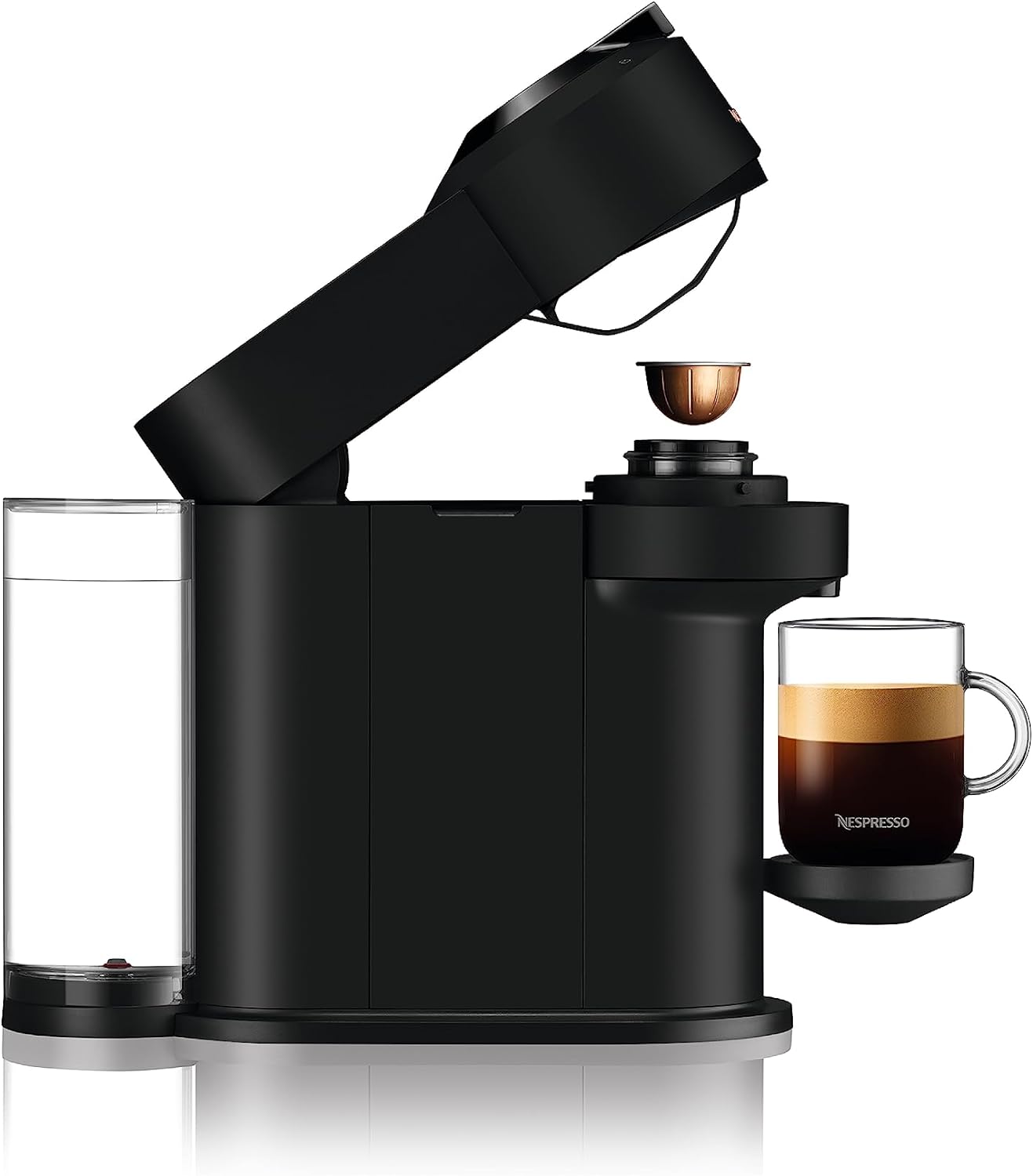 Nespresso Vertuo Next Coffee and Espresso Machine with Aeroccino Frother by Breville, Matte Black