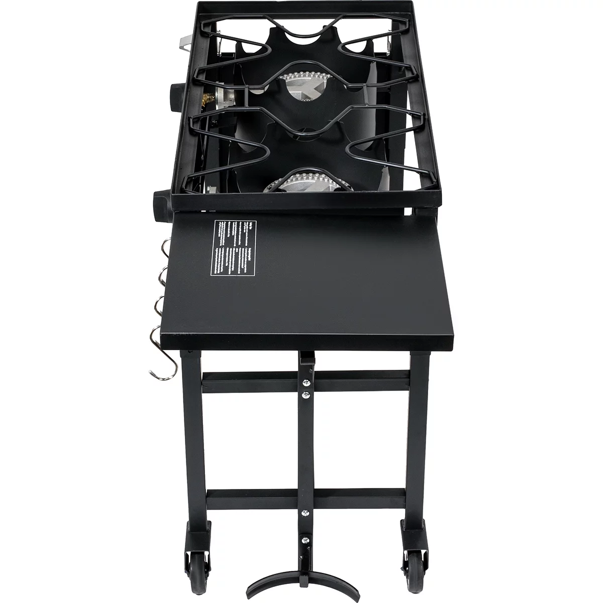Barton Outdoor Camping Propane Double Burner Stove 2 Folding Cook Cooking Station Stand Picnic BBQ Grill 58,000 BTU