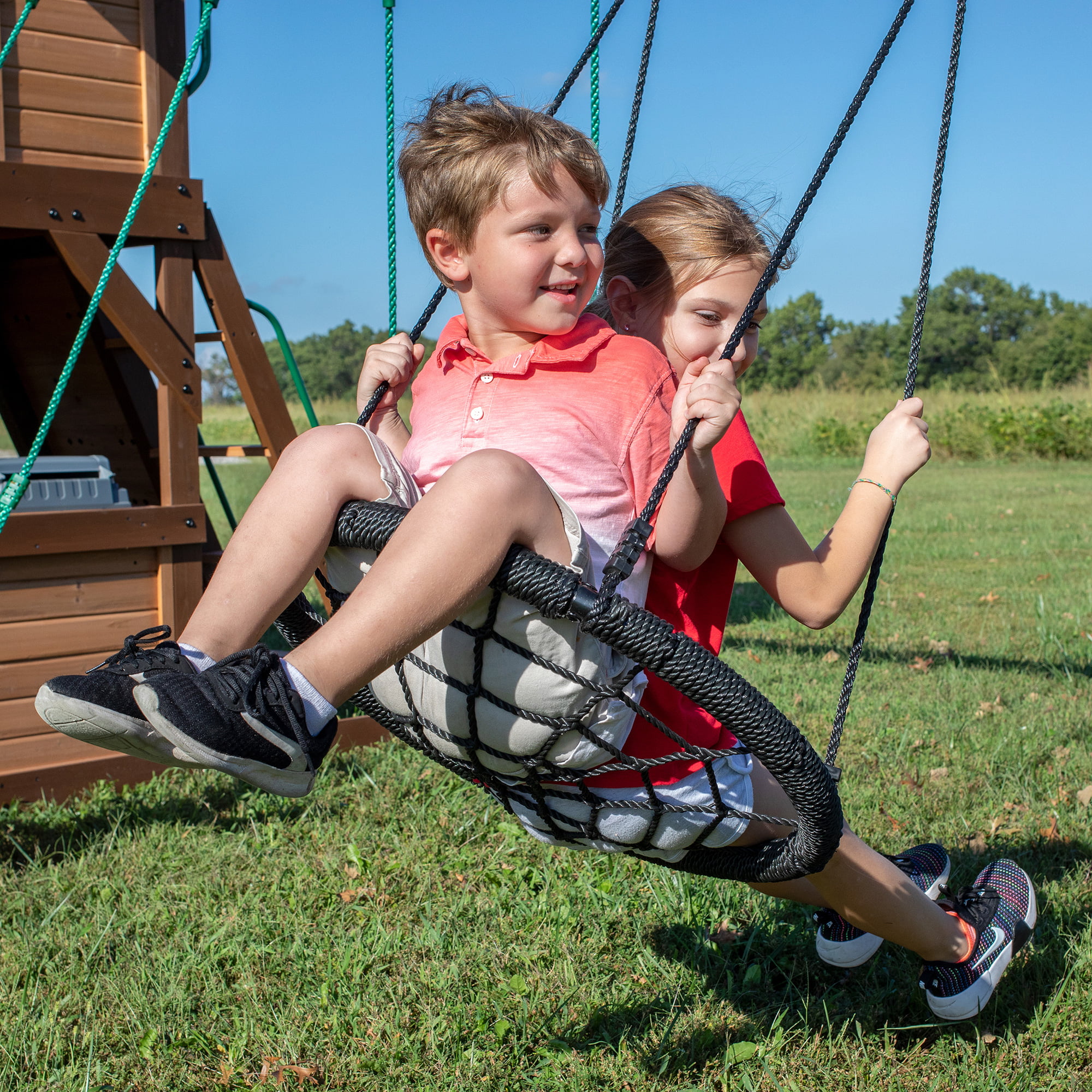 Backyard Discovery Cedar Cove Swing Set