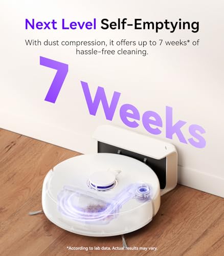 NARWAL Freo X Plus Robot Vacuum and Mop, 7-Week Dust Storage, 7800Pa Suction, Zero Tangles, Tri-Laser Obstacle Avoidance, LiDAR Navigation
