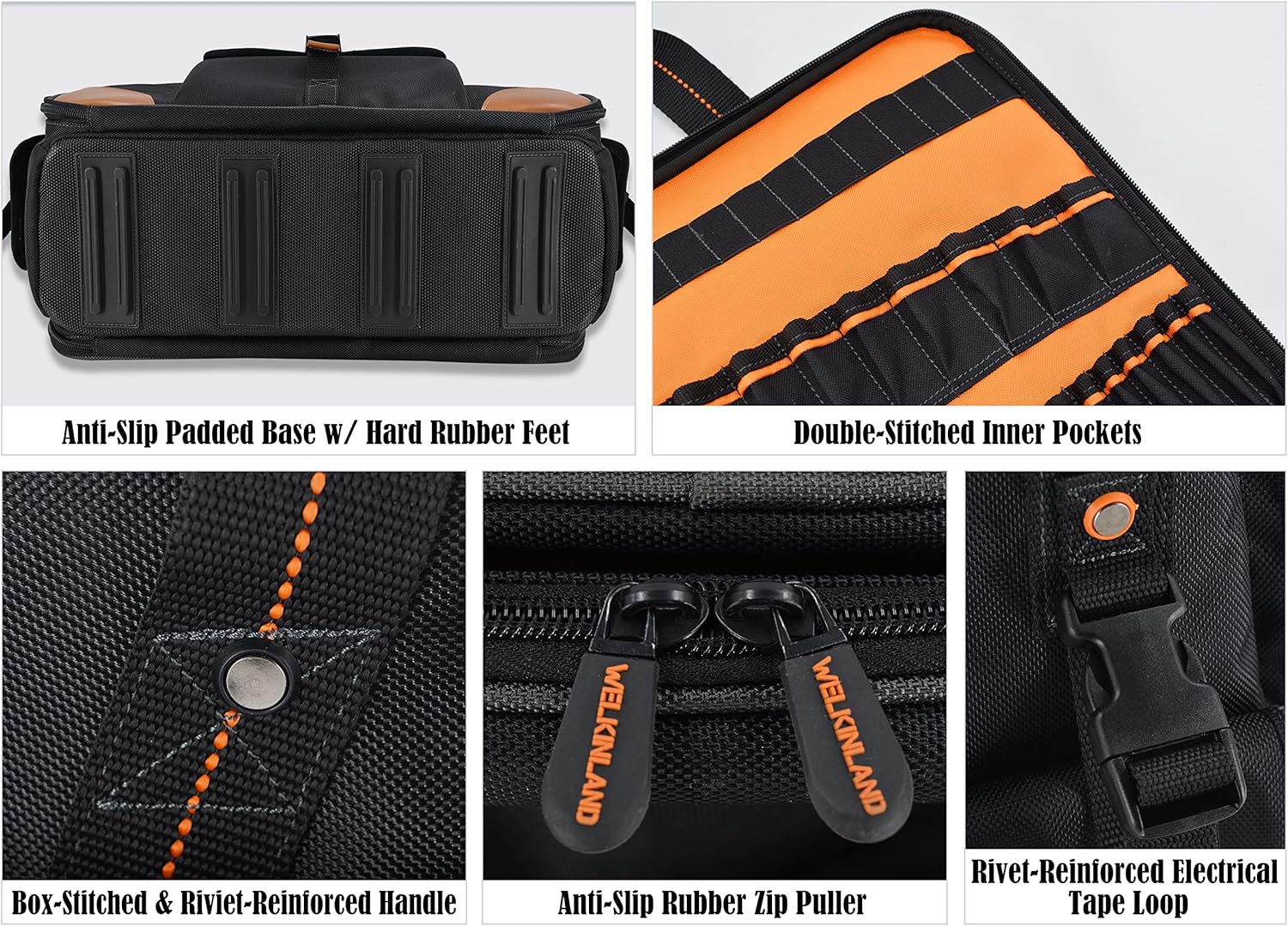 88-Pockets Electrician tool bag, Electricians tool bag, Electrician bag, Electrical tool bags, Technician tool bag, Computer technician bag