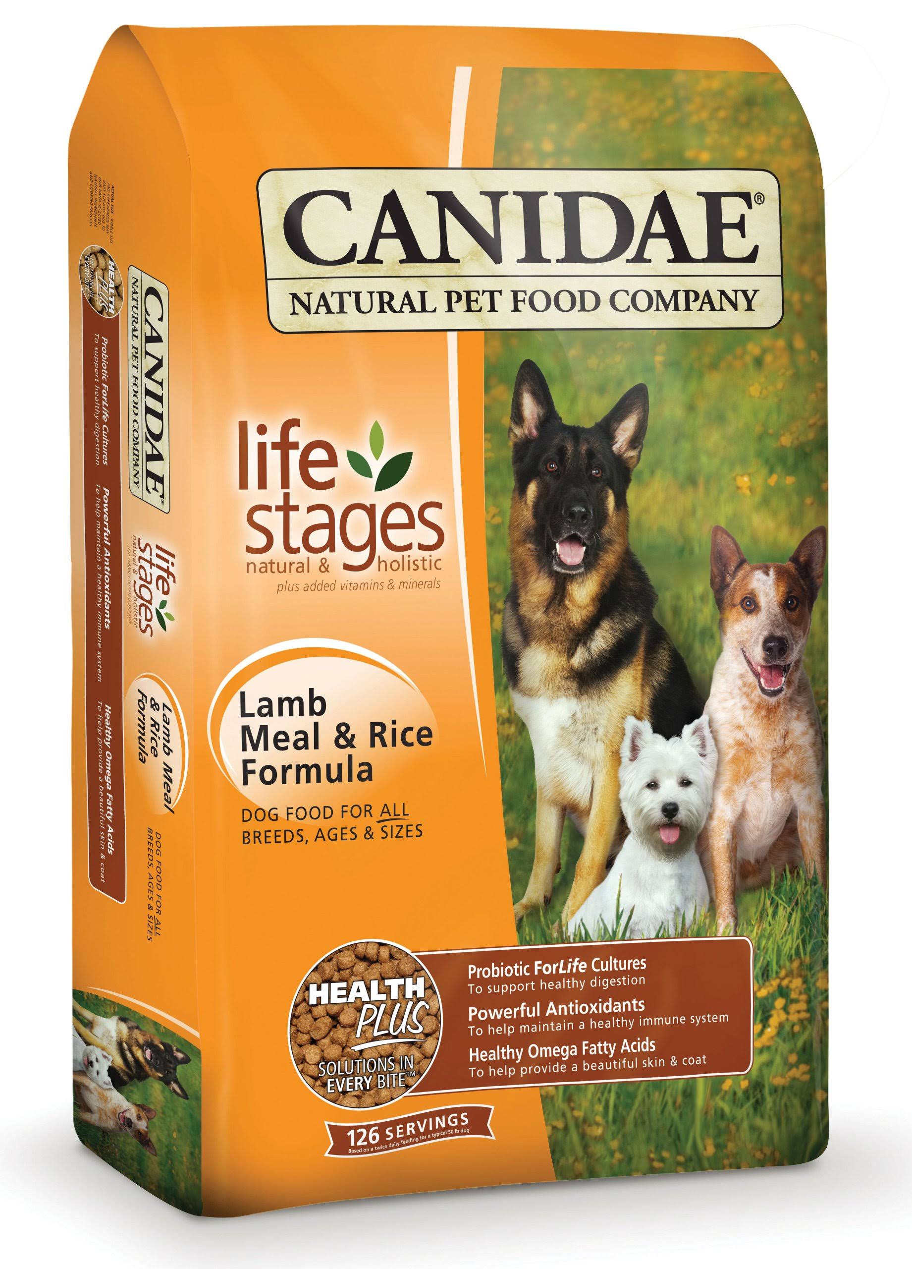 Canidae All Life Stages Dog Dry Food Lamb Meal u0026 Rice Formula, 15 lbs