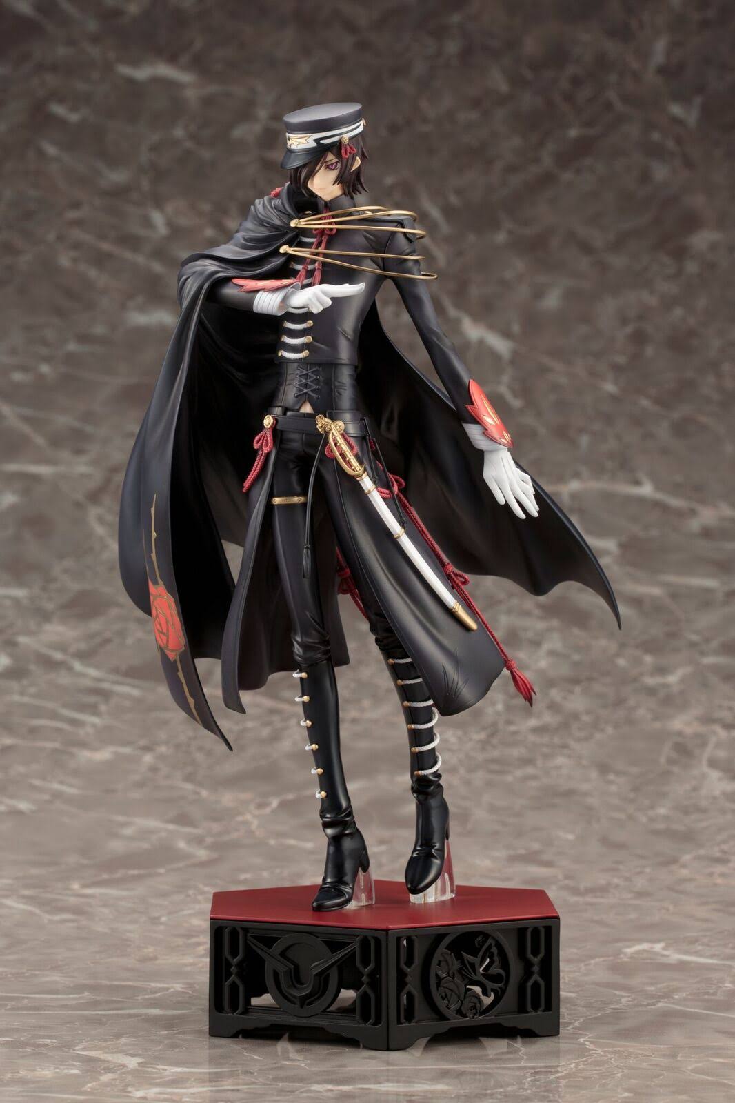 ARTFX J Code Geass Lelouch Lamperouge Code Black 1st Live Encore! Ver PVC Figure