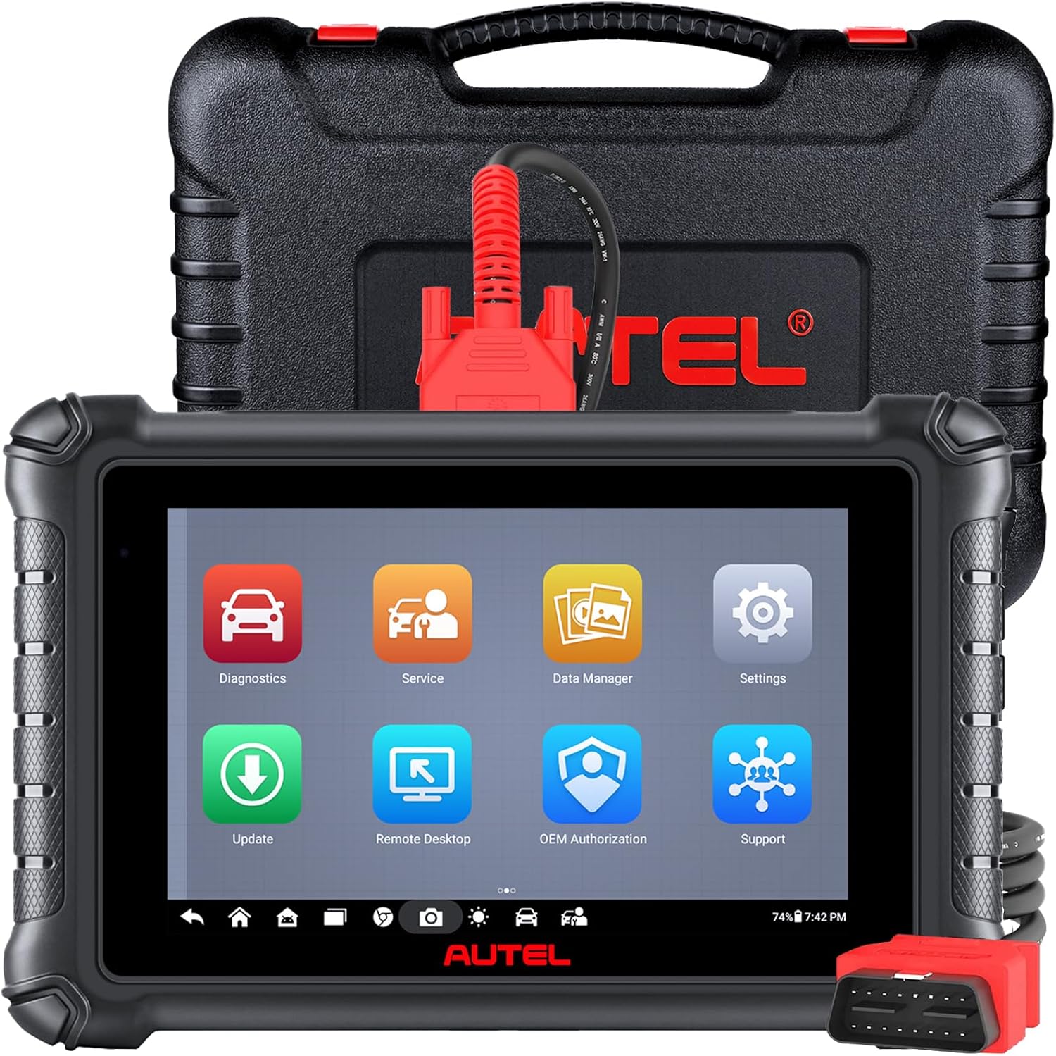 Autel Scanner MaxiCOM MK900, 2024 Upgrade from Autel MK808S & MaxiCheck MX900 Bidirectional Scan Tool, 40+ Service All System Diagnostic Tool