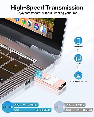 256GB Flash Drive for iPhone Photo Stick