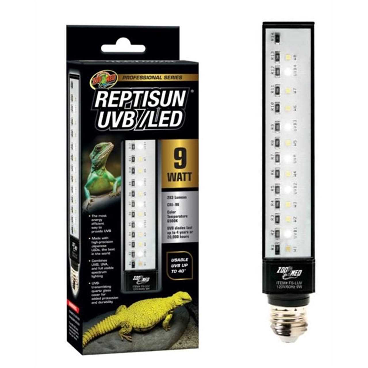 Zoo Med ReptiSun UVB/LED Lamp - Pet Supplies online store