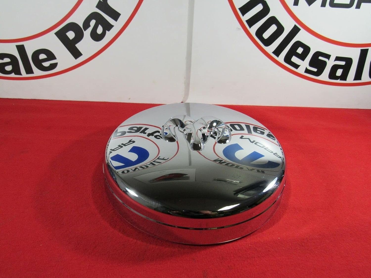 Mopar Dodge Ram 3500 4500 5500 Chrome Front DUALLY Center Cap New OEM Pack of 2