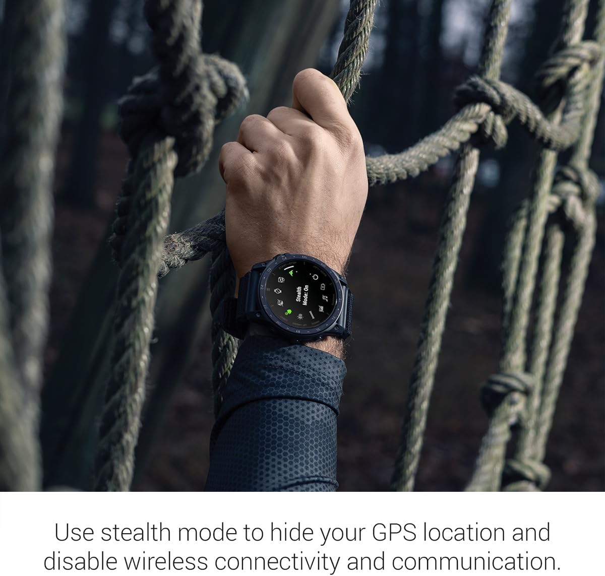 Garmin tactix 7 AMOLED Edition Tactical Military GPS Smartwatch | Touchscreen, Stealth Mode, Flashlight, Multicontinent Mapping, Weather