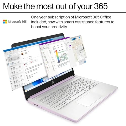HP 14 Ultrabook • Intel 4-Core N150 • Microsoft 365 • Copilot AI • 32GB RAM • 1.6TB Storage (128GB SSD + 512GB Portable + 1TB OneDrive) • Wi-Fi 6 •