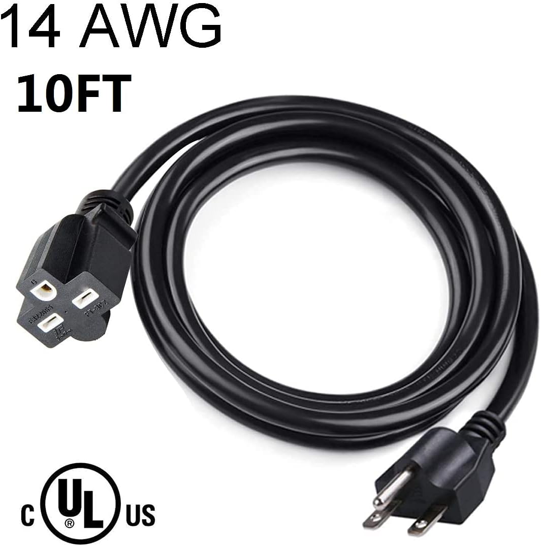 20FT NEMA 6-15P/6-15R Power Extension Cord for 220/240V Air-Condition,Power Cable for Led Grow Lights, Digital Ballast Power Cord