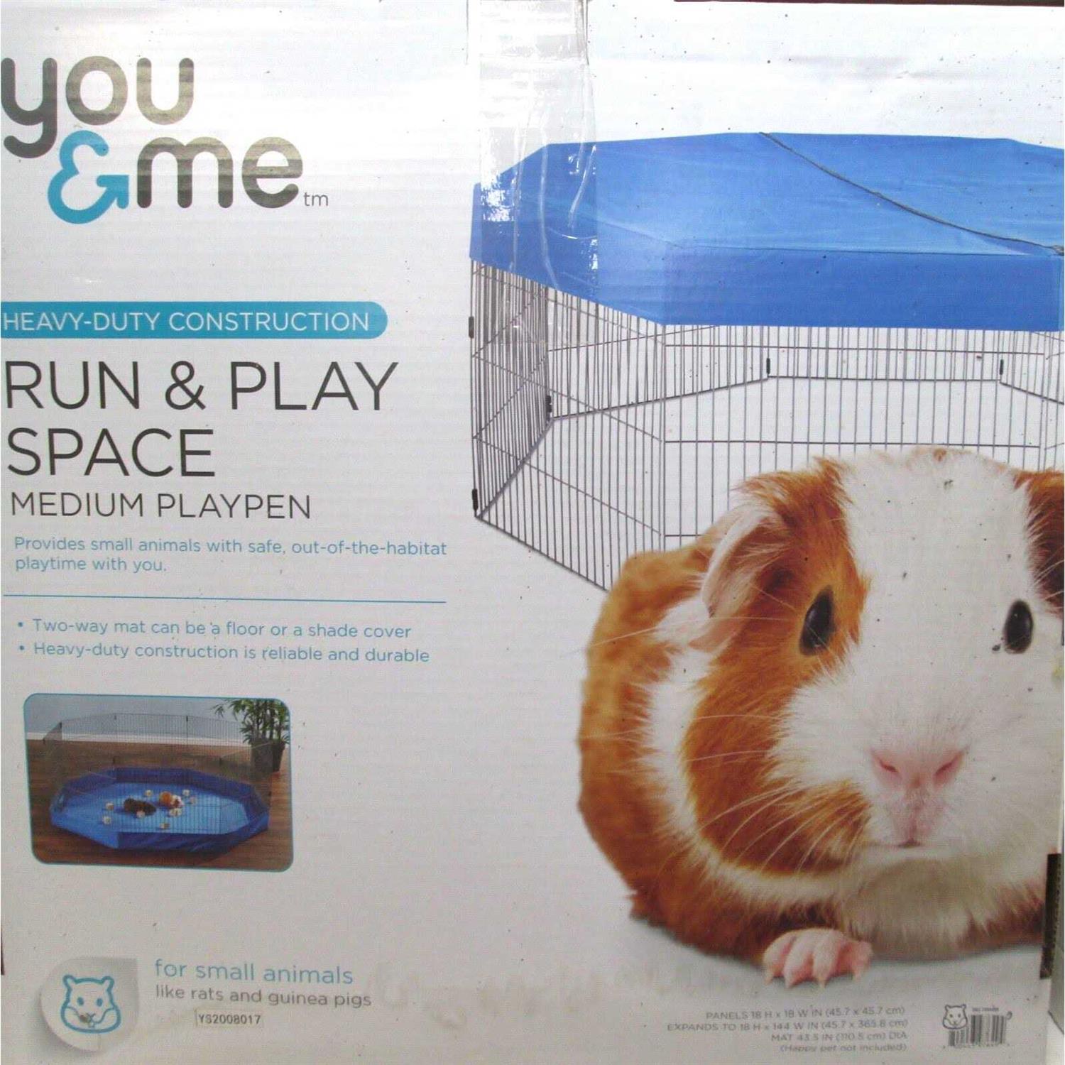 You &amp; Me Run &amp; Play Space Small Animal Playpen - Pet Supplies online store