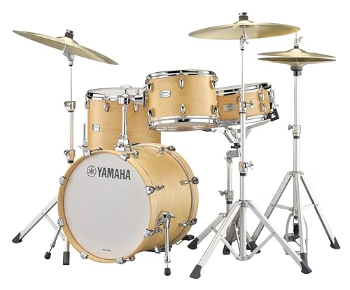 Yamaha Tour Custom Maple 4pc Standard Shell Pack, Chocolate Satin