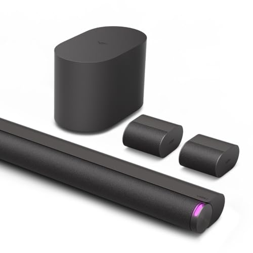 VIZIO 5.1.2 Elevate SE Soundbar, Wireless Subwoofer, Surround Sound w/Dolby Atmos & DTS:X, Bluetooth Speaker, QuickFit™ Compatible – SL512X-08 (New