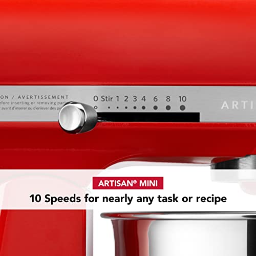 KitchenAid Artisan Mini 3.5 Quart Tilt-Head Stand Mixer - KSM3316X - Hot Sauce