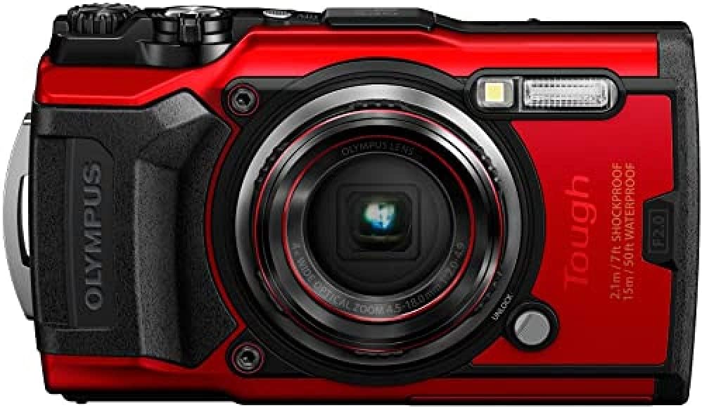 OLYMPUS Tough TG-6 Waterproof Camera, Red