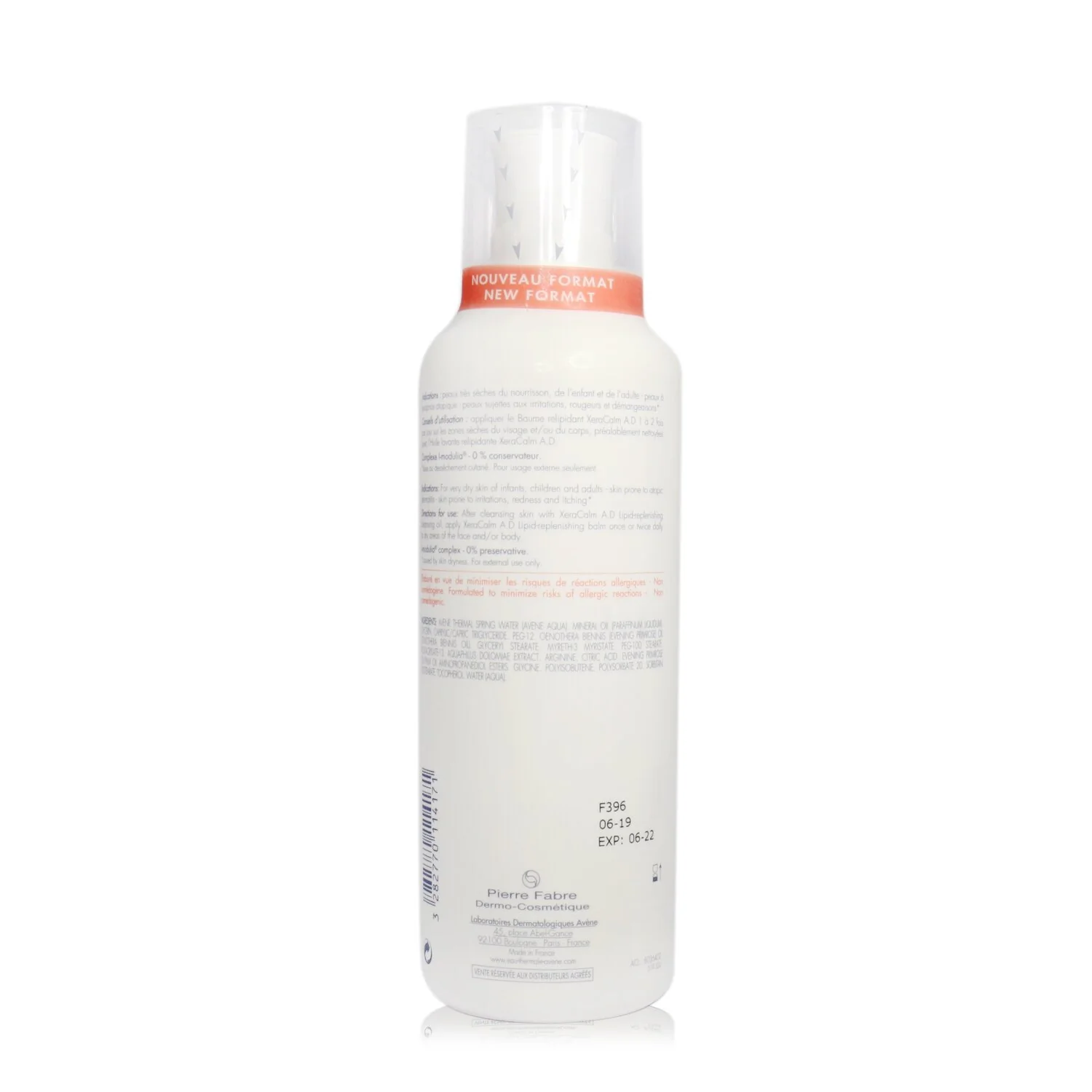 Avene XeraCalm A.D Lipid-Replenishing Balm - For Very Dry Skin Prone to Atopic Dermatitis or Itching  400ml/13.5oz
