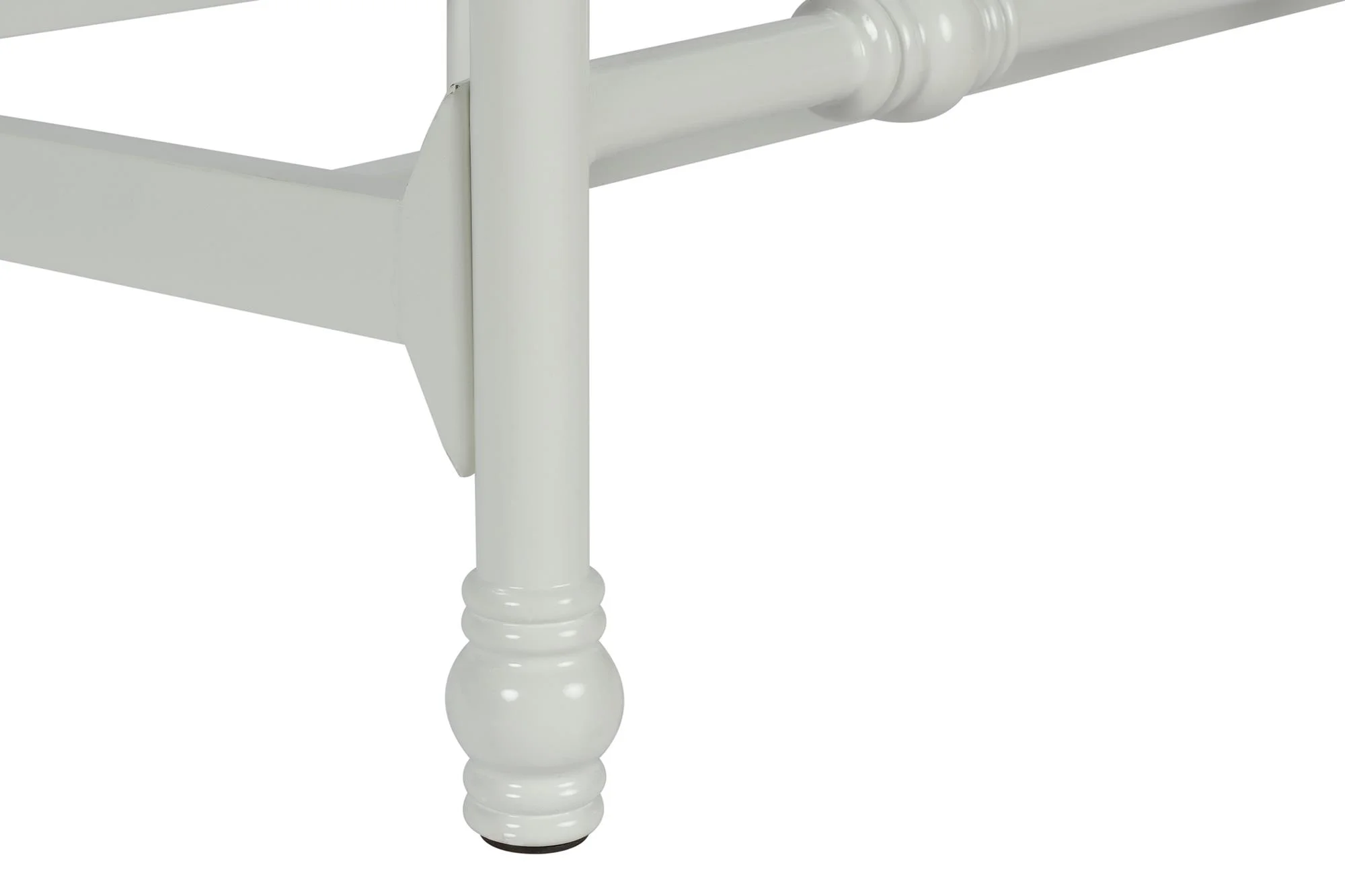 DHP Jenny Lind Metal Bed, Full, White
