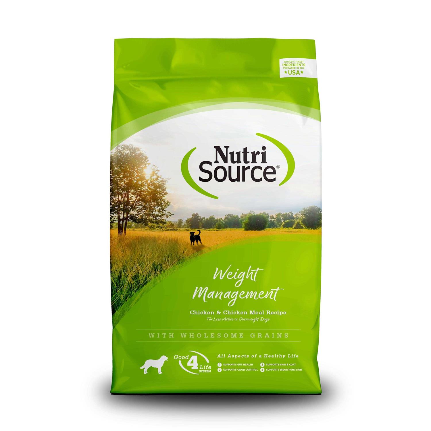 NutriSource Chicken Weight Management Dry Dog Food - Pet Supplies online store
