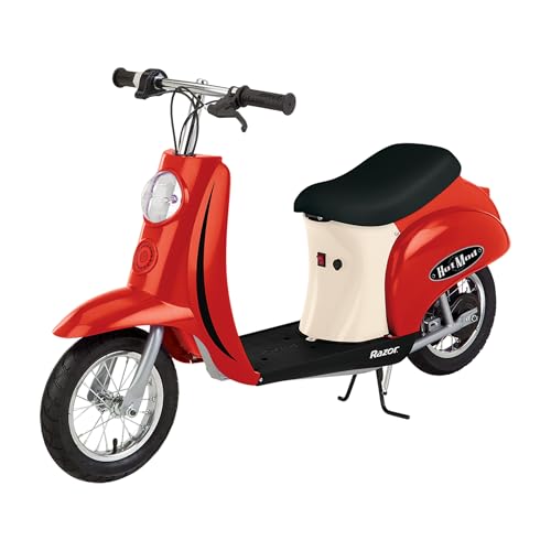 Razor Pocket Mod Miniature Euro 24V Electric Kids Ride On Retro Scooter - Radiant Selections