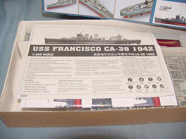 Trumpeter 1/350 05309 USS San Francisco CA-38 1942
