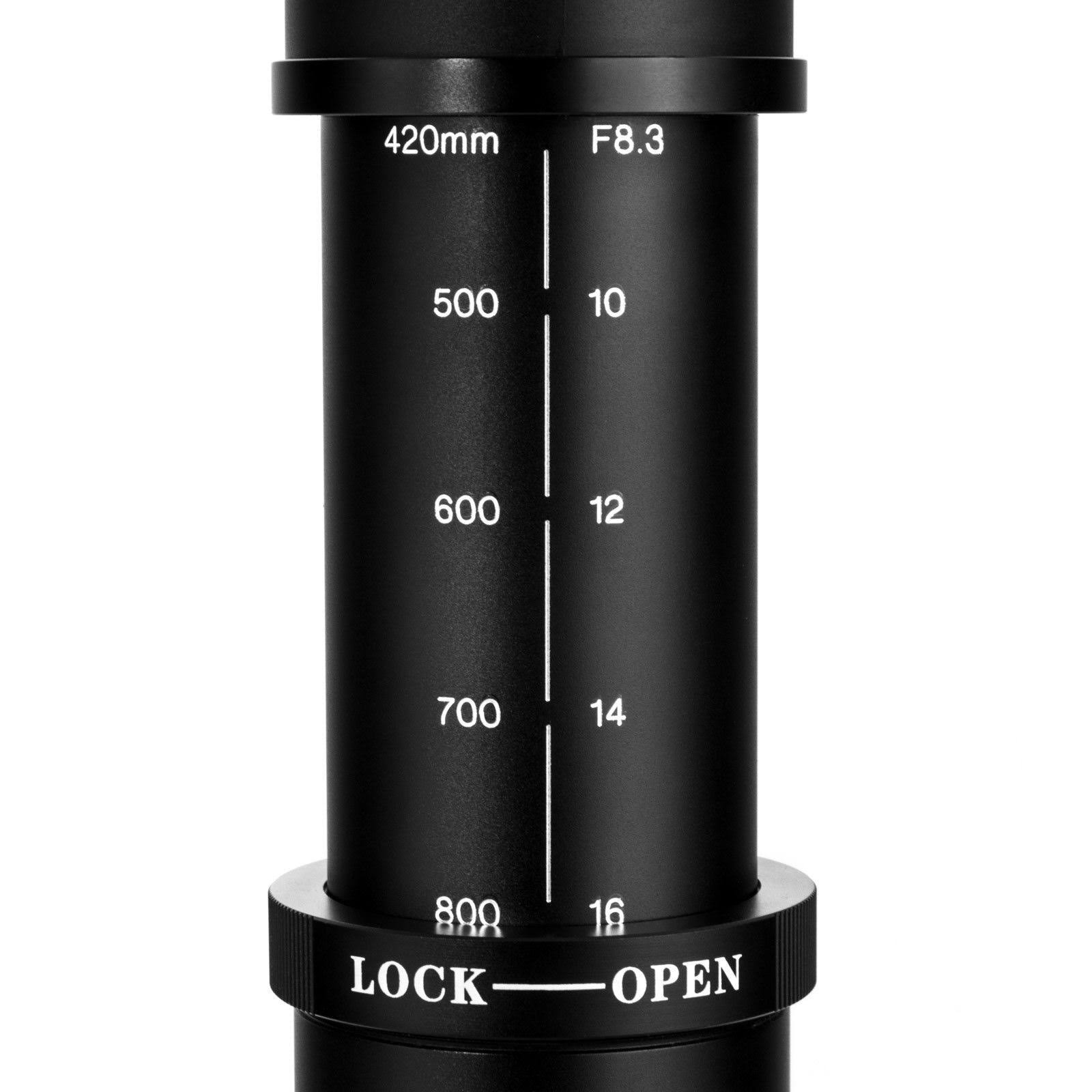 Opteka 420-800mm / 840-1600mm Super Telephoto Zoom Lens w/ 32GB - 15pc