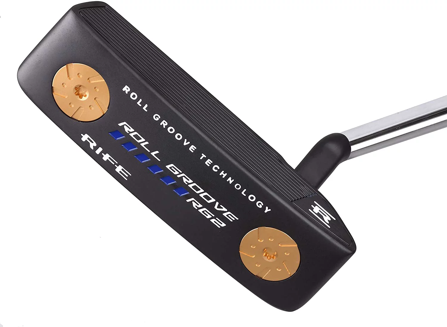 Rife Golf Roll Groove Technology Series (33 Inches) Right Handed RG2 Widened Heel Blade Putter Precision Milled Face Edge Cavity and Bumpers Ensures